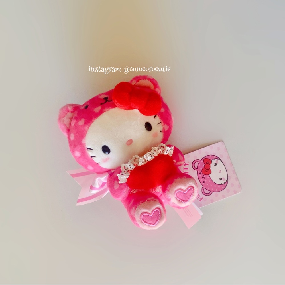 🧡 SOLD 🧡 Sanrio Hello Kitty Valentine Bear Costume Plush Kawaii Cute Vday Gift